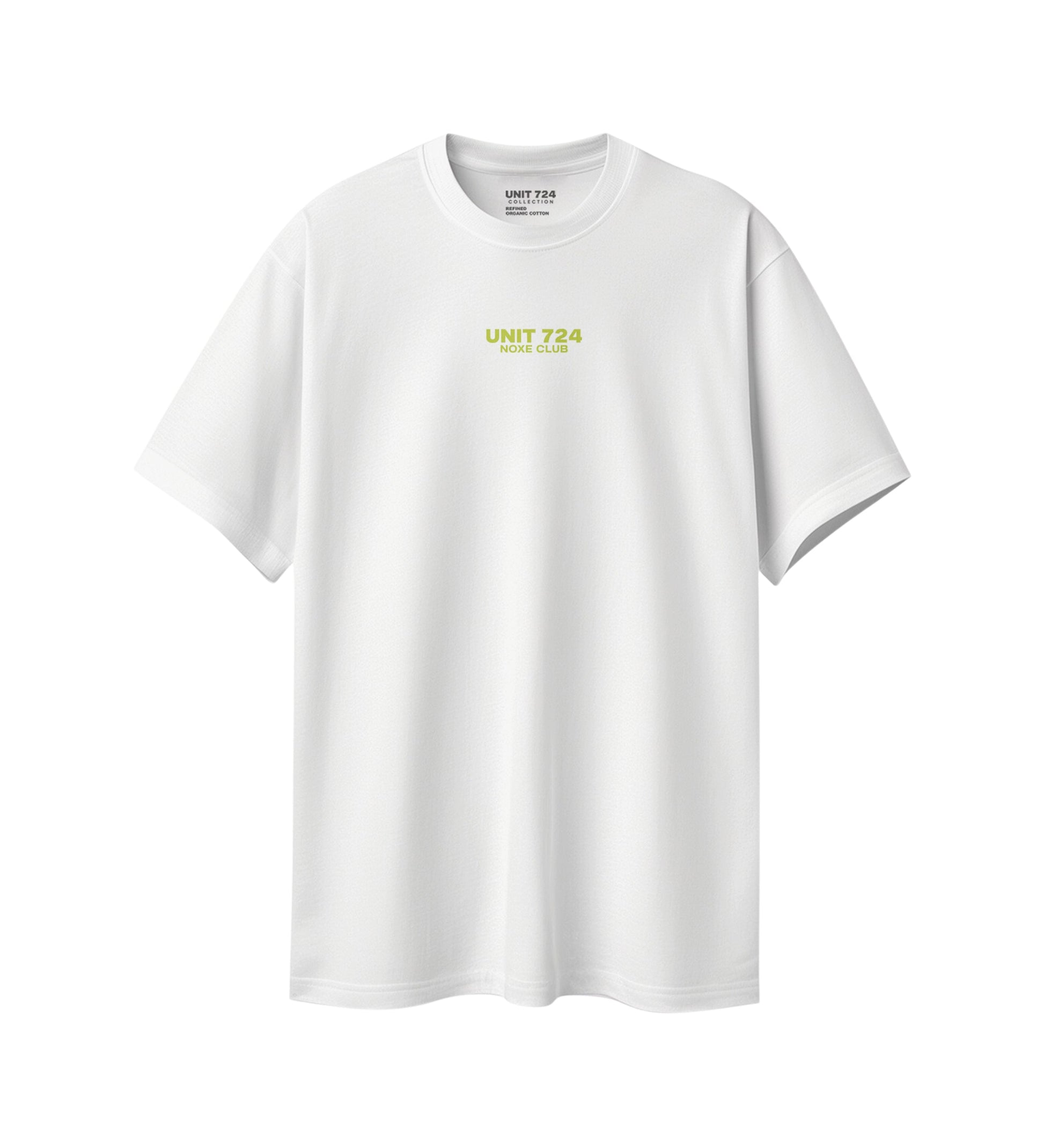 Basic T-Shirt Loose Fit Beyaz 06-376 Mağazam