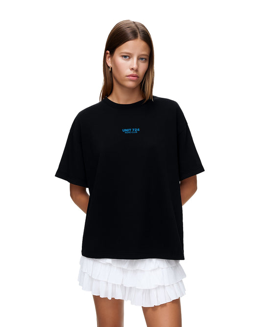 Basic T-Shirt Loose Fit Siyah 06-383 Mağazam