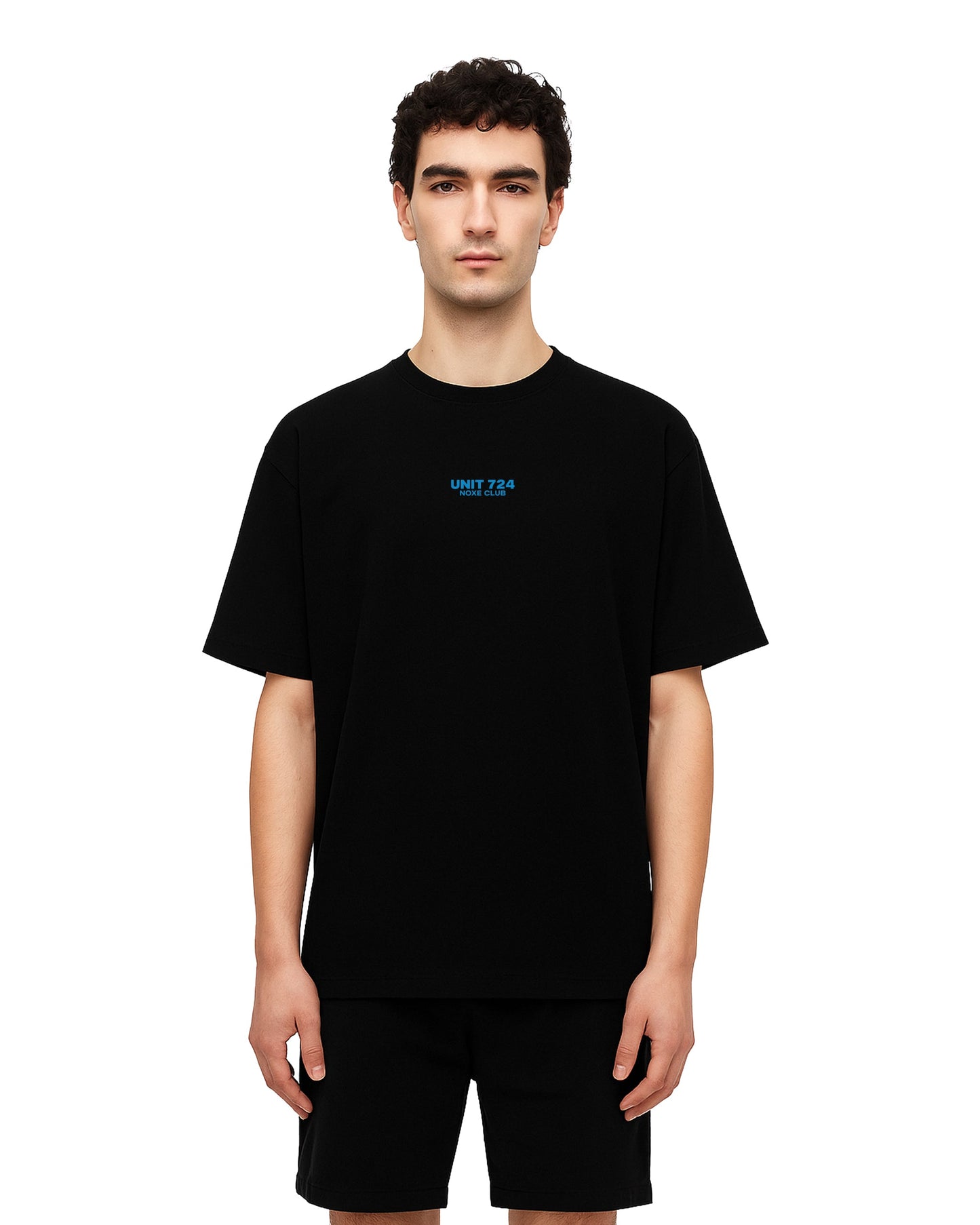 basic t-shirt loose fit siyah 06-383 mağazam