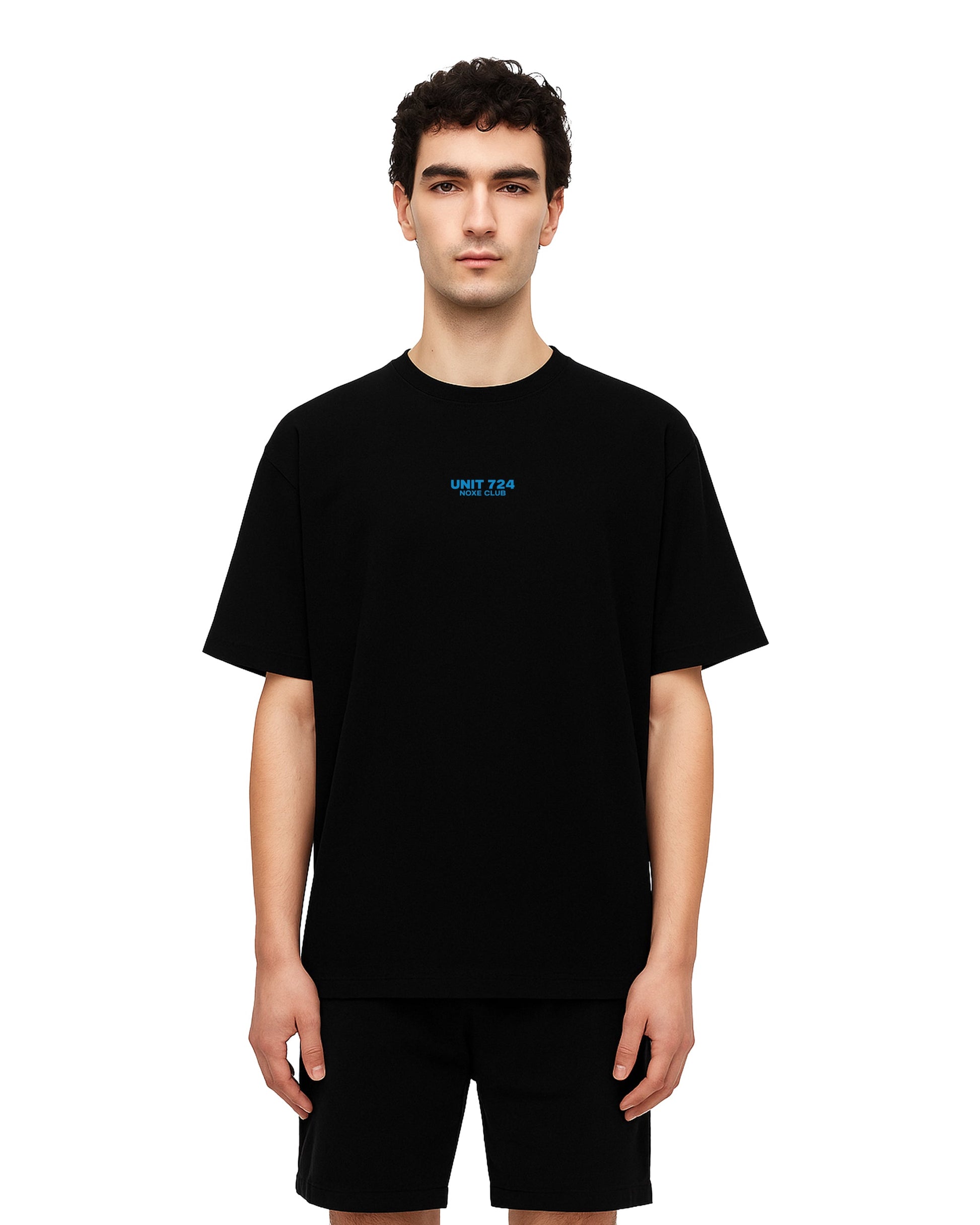 Basic T-Shirt Loose Fit Siyah 06-383 Mağazam