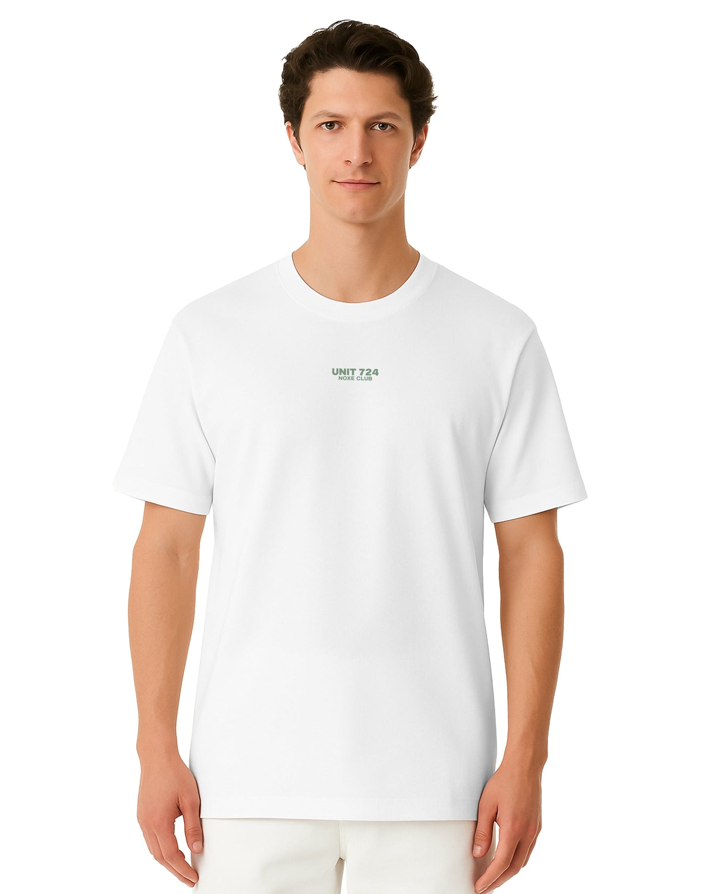 basic t-shirt loose fit beyaz 06-377 mağazam