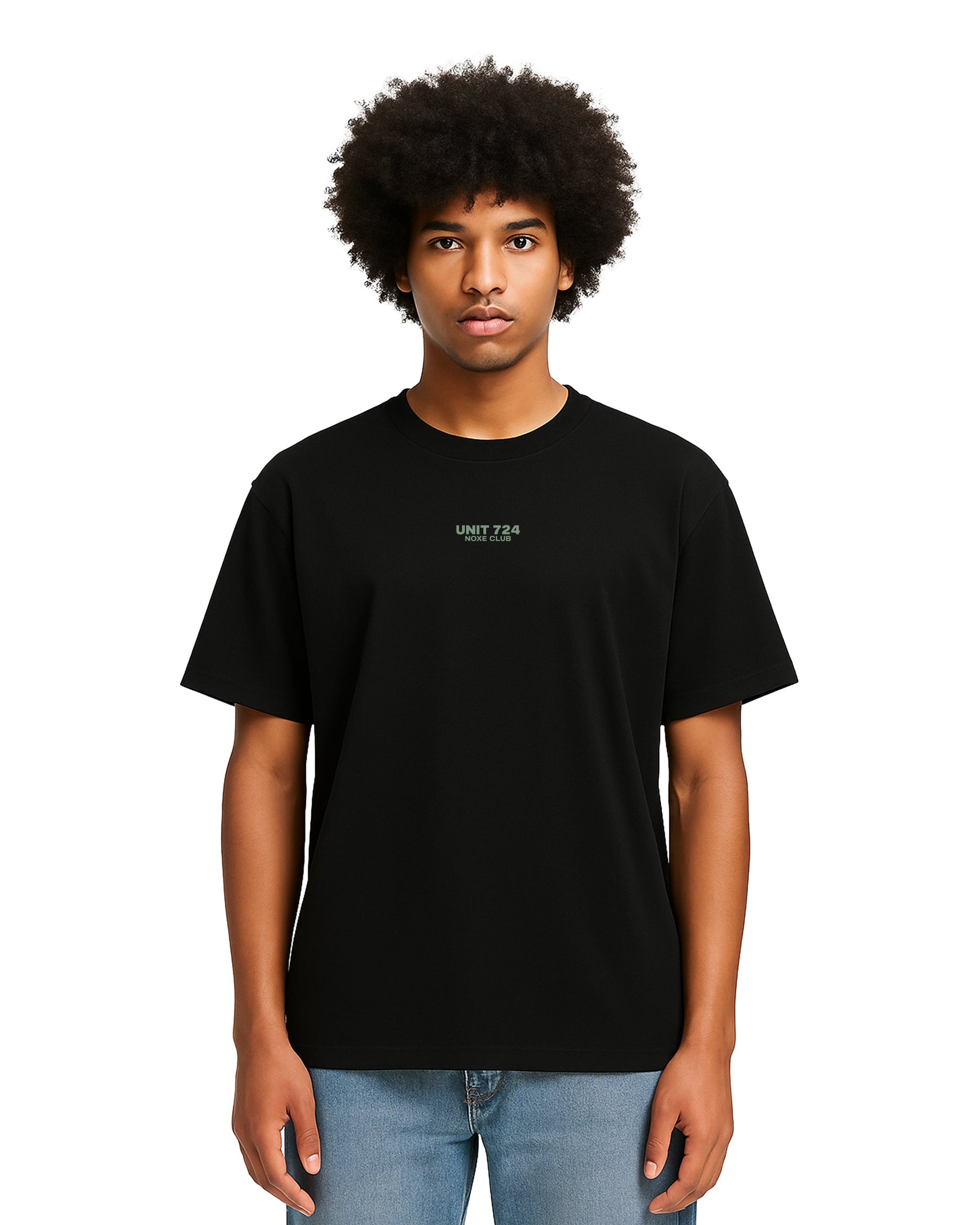 Basic T-Shirt Loose Fit Siyah 06-382 Mağazam