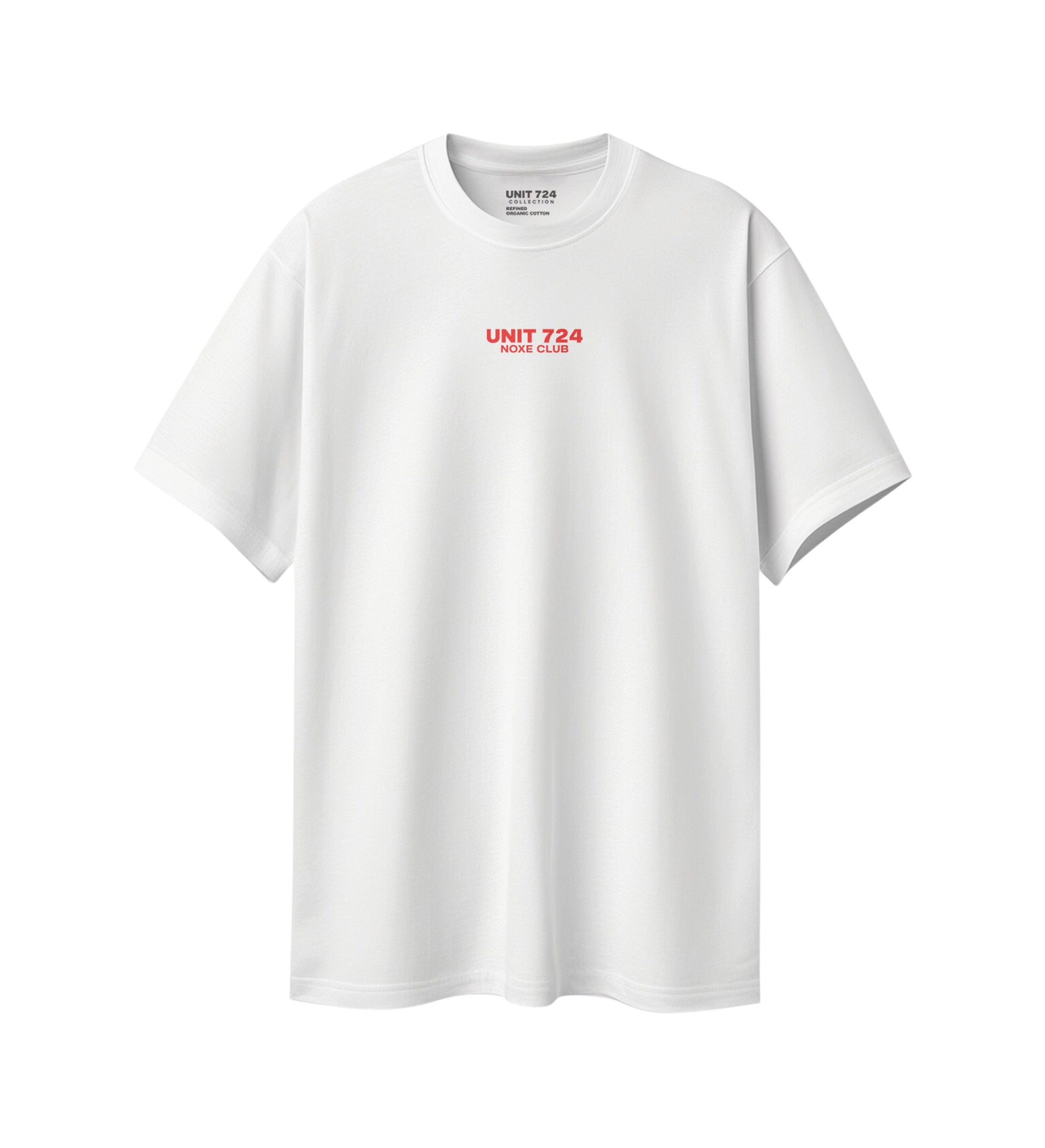 Basic T-Shirt Loose Fit Beyaz 06-379 Mağazam