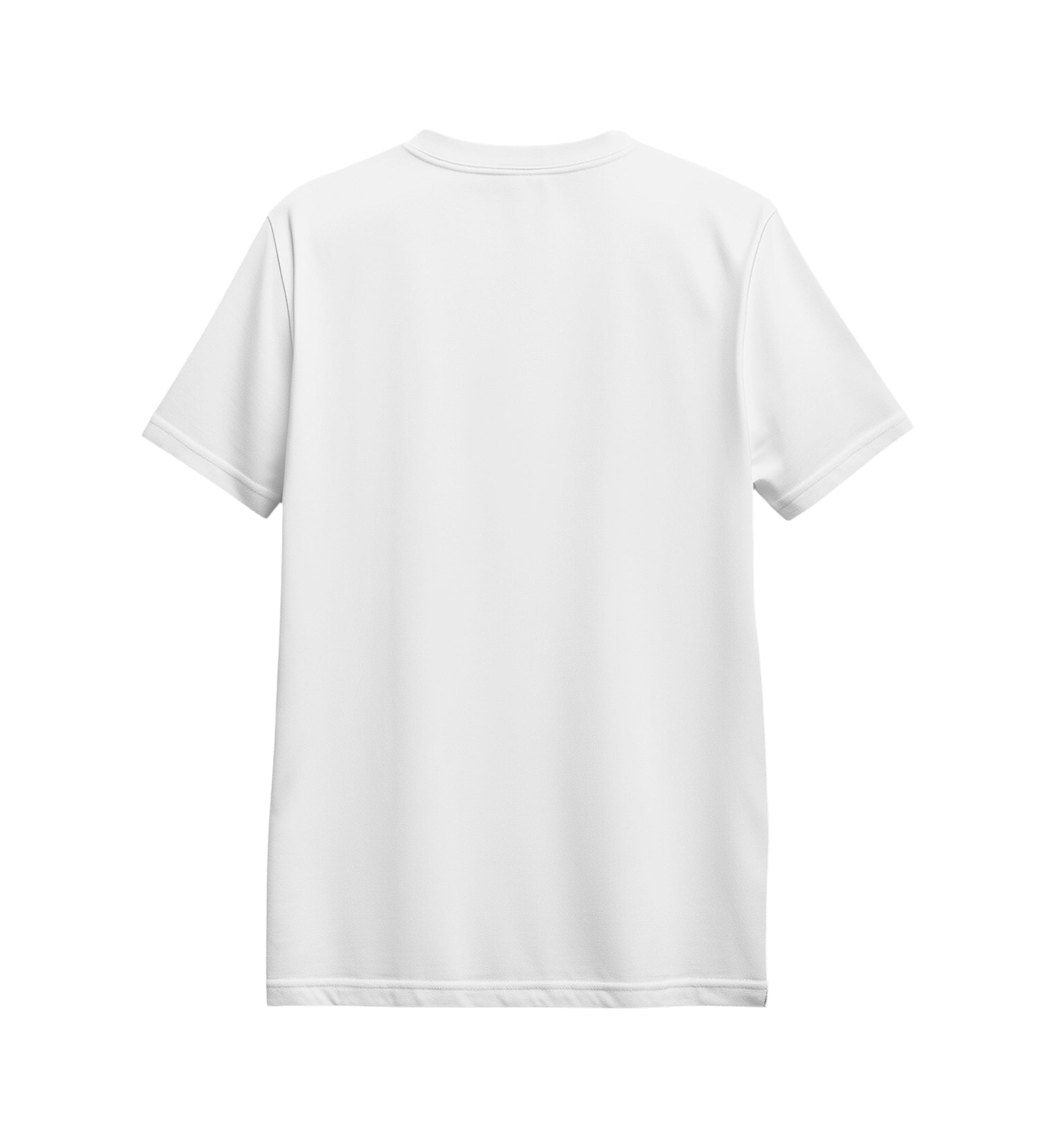 Basic T-Shirt Loose Fit Beyaz 06-379 Mağazam