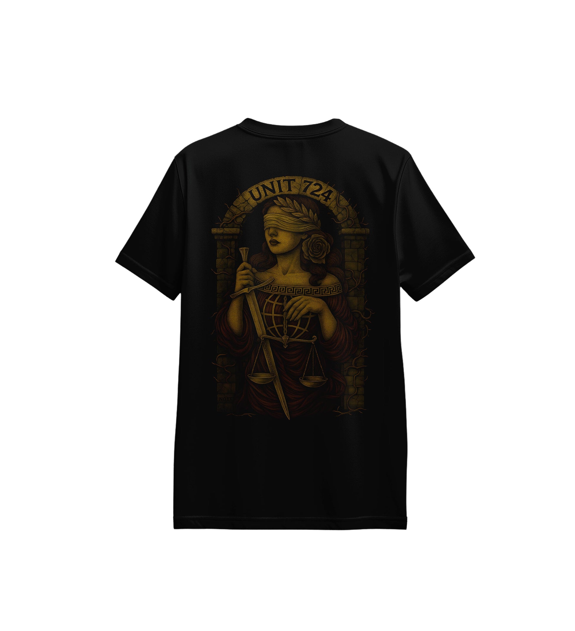 The Spirit of Justice Loose Fit Pamuklu Unisex T-Shirt Mağazam