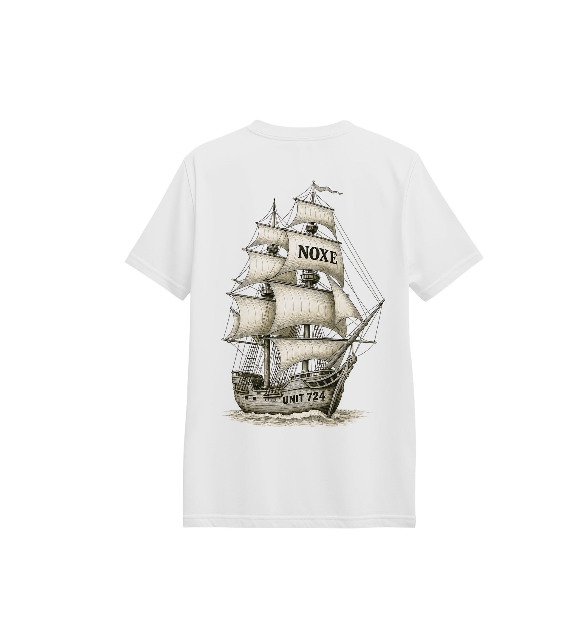 Sails of Intention Loose Fit Pamuklu Unisex T-Shirt Mağazam