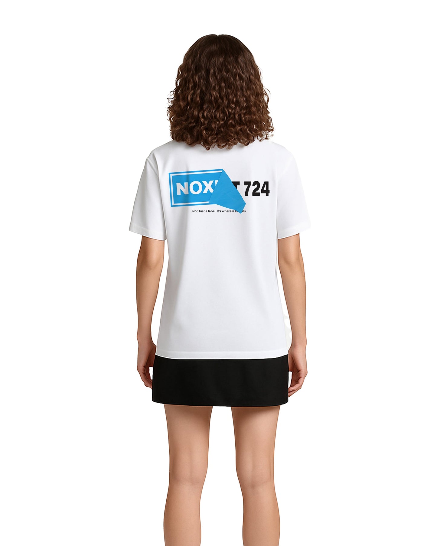 truth beneath style loose fit pamuklu unisex t-shirt mağazam