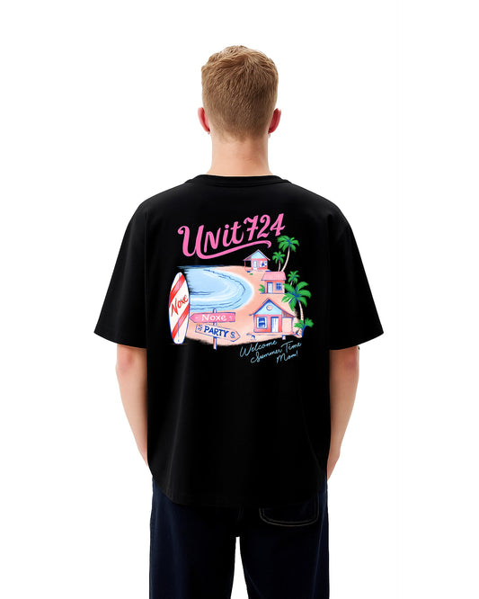 Coastal Vibes Loose Fit Pamuklu Unisex T-Shirt Mağazam