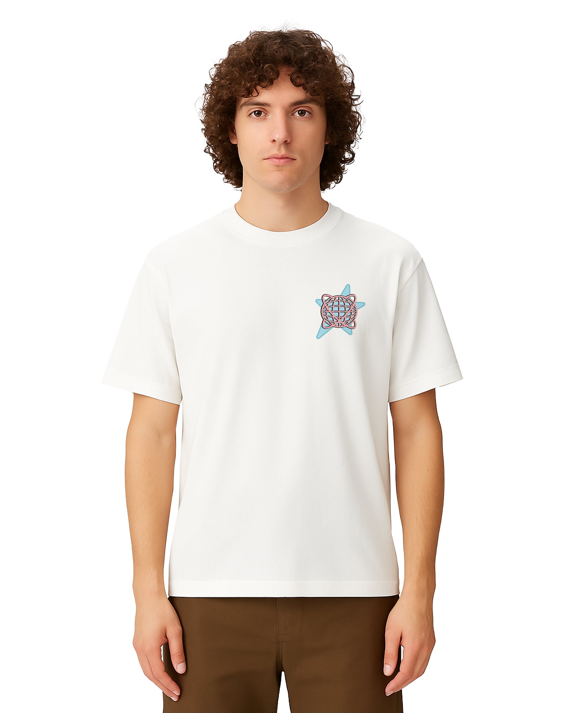 Modern Signature Loose Fit Pamuklu Unisex T-Shirt Mağazam