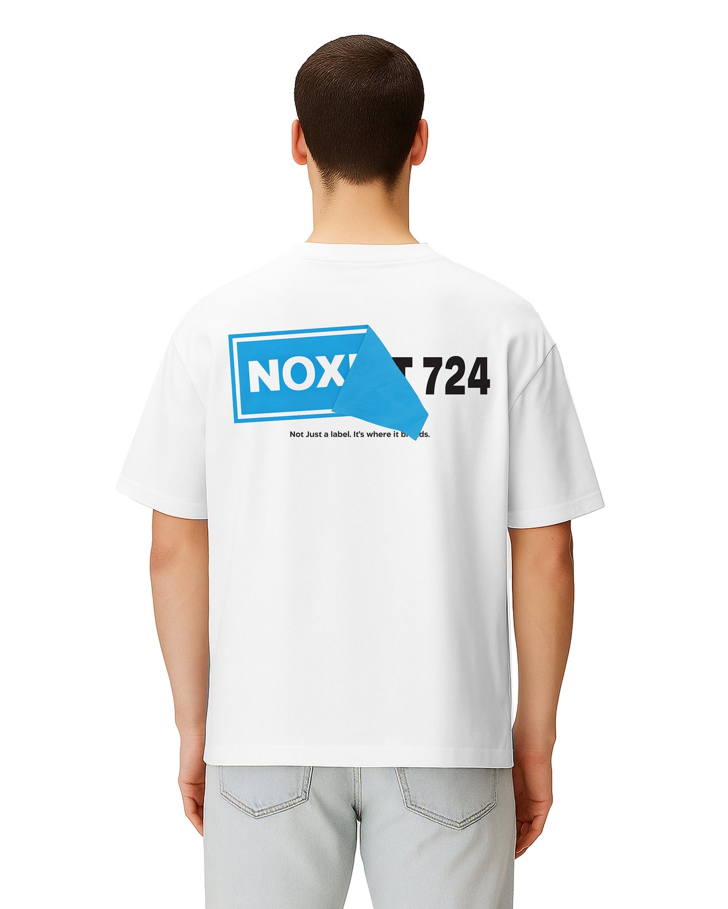 truth beneath style loose fit pamuklu unisex t-shirt mağazam