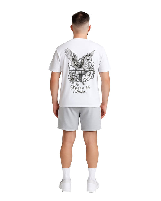 Elegance In Motion Loose Fit Pamuklu Unisex T-Shirt Mağazam