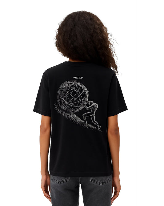 Endless Ascent Loose Fit Pamuklu Unisex T-Shirt Mağazam