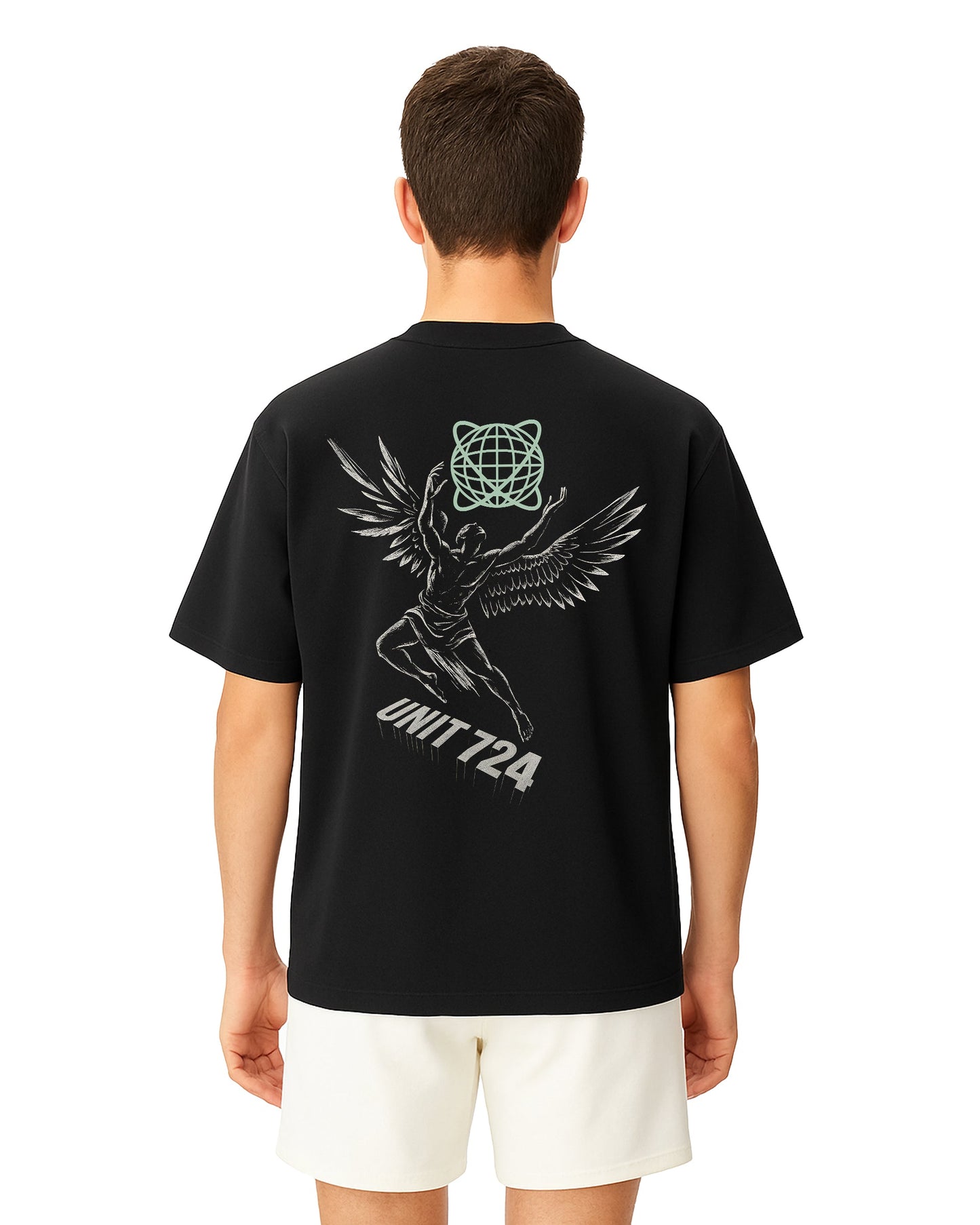 flight above limits loose fit pamuklu unisex t-shirt mağazam