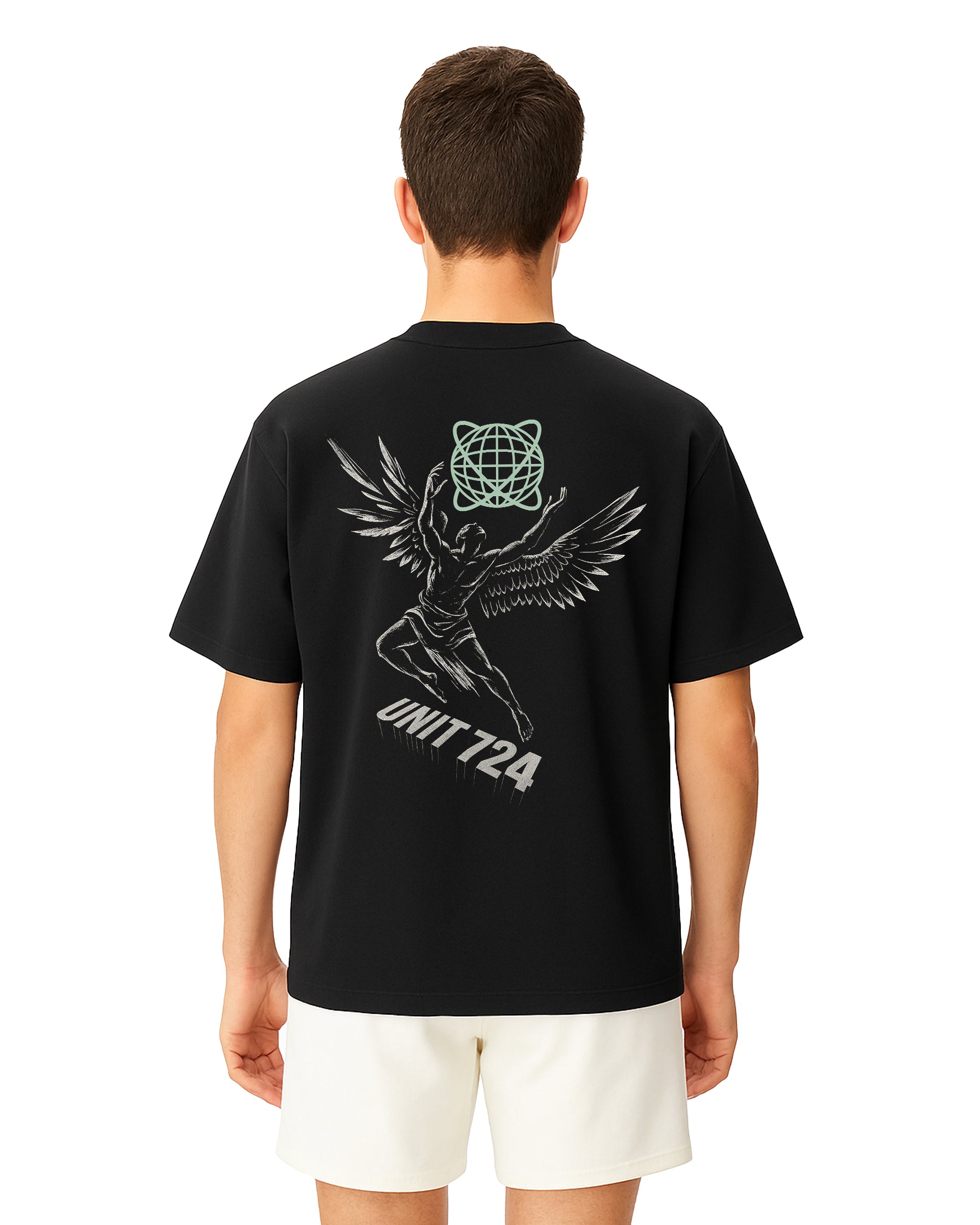 Flight Above Limits Loose Fit Pamuklu Unisex T-Shirt Mağazam