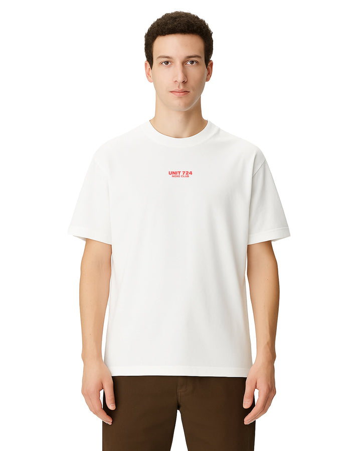 Basic T-Shirt Loose Fit Beyaz 06-379 Mağazam