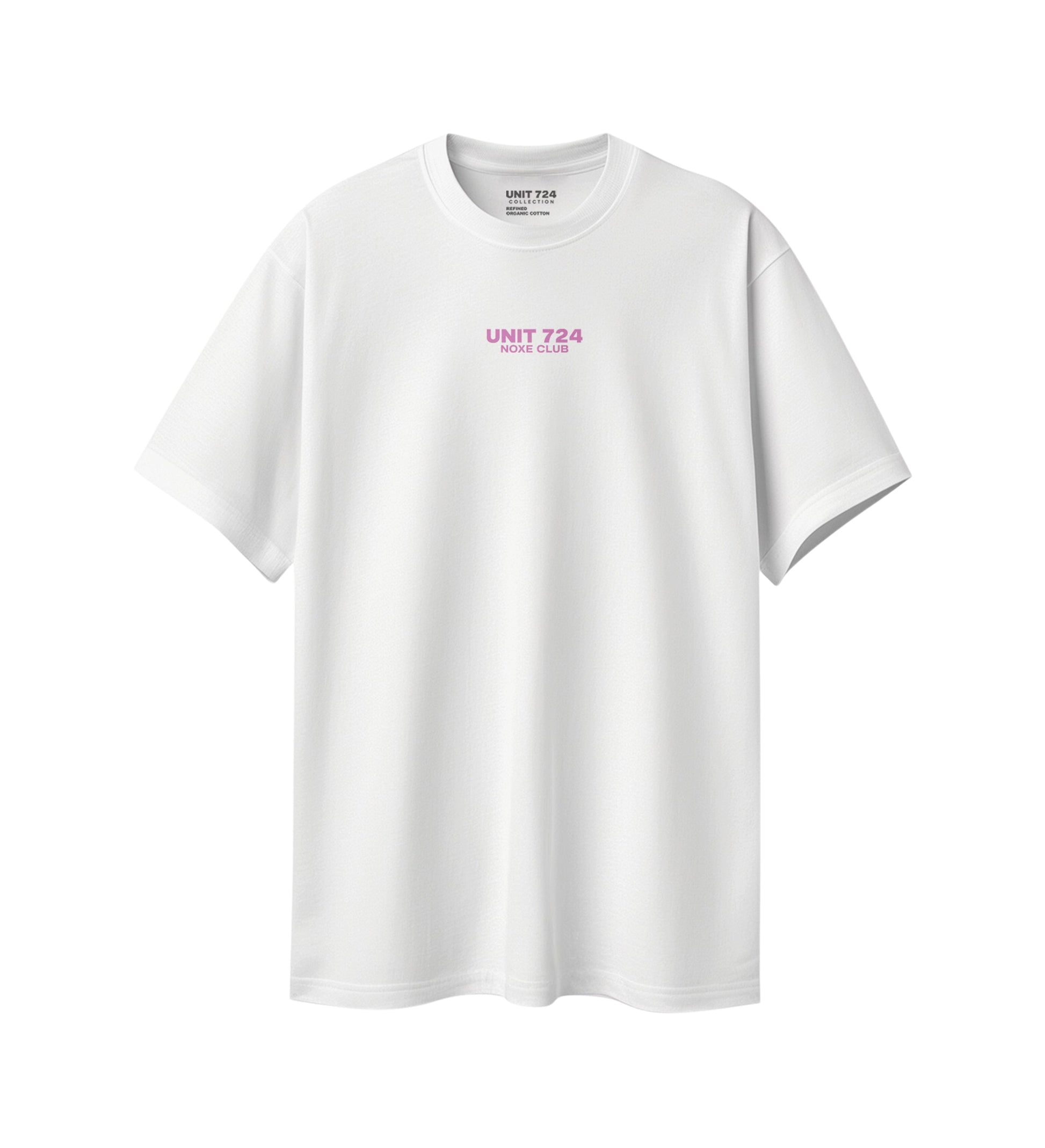 Basic T-Shirt Loose Fit Beyaz 06-375 Mağazam