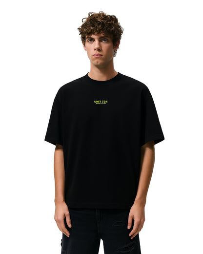 Basic T-Shirt Loose Fit Siyah 06-384 Mağazam