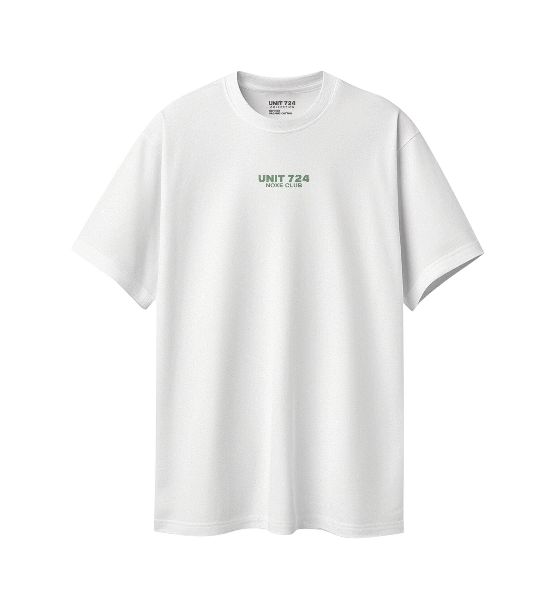 Basic T-Shirt Loose Fit Beyaz 06-377 Mağazam