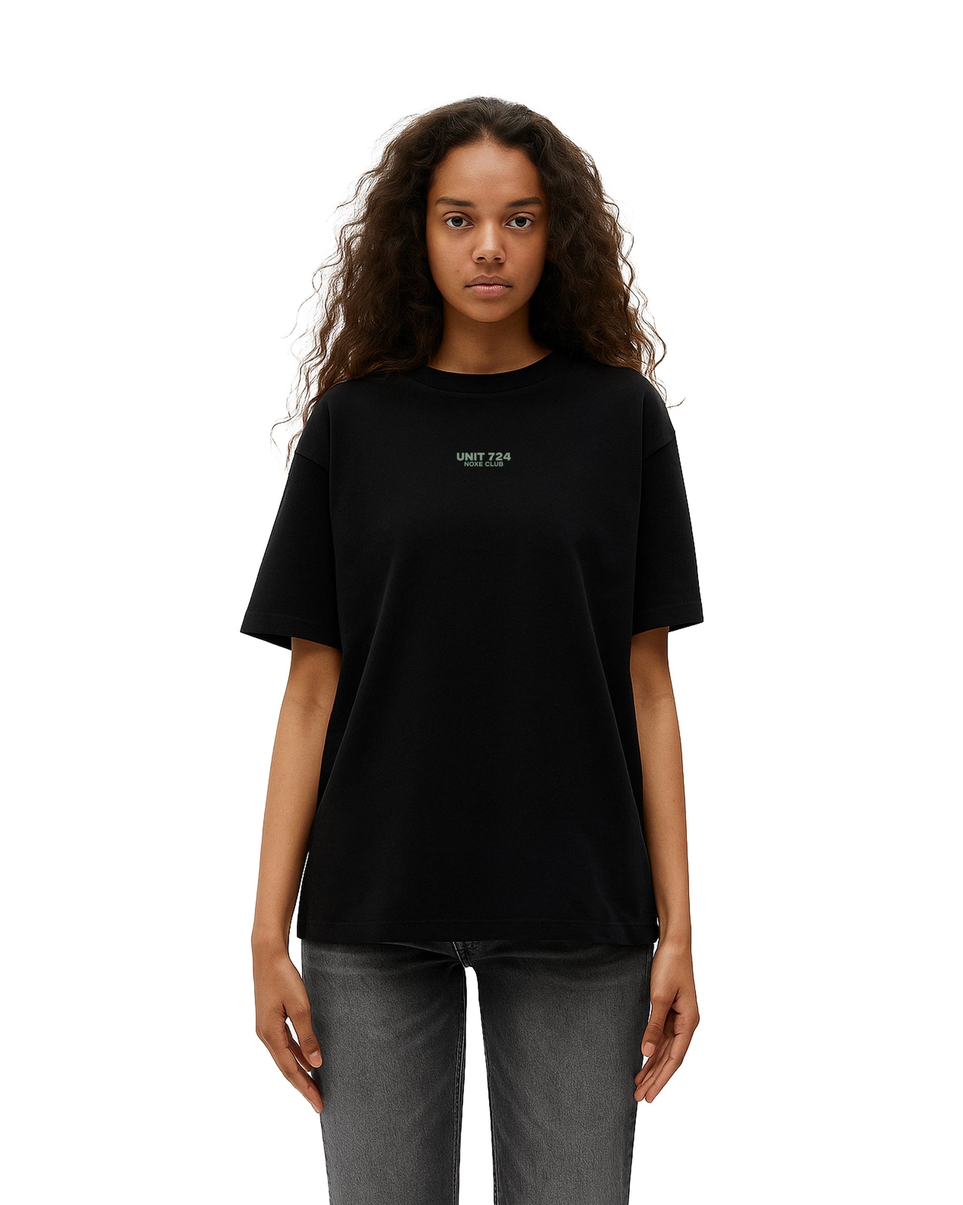 Basic T-Shirt Loose Fit Siyah 06-382 Mağazam