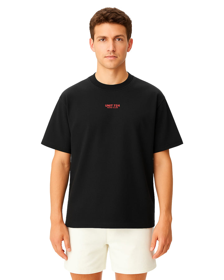 Basic T-Shirt Loose Fit Siyah 06-385 Mağazam