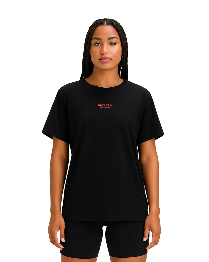 Basic T-Shirt Loose Fit Siyah 06-385 Mağazam