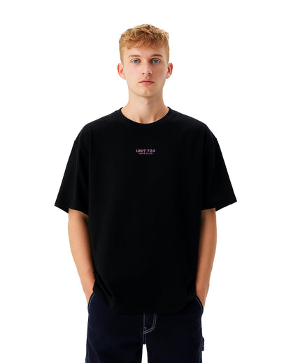 Basic T-Shirt Loose Fit Siyah 06-381 Mağazam