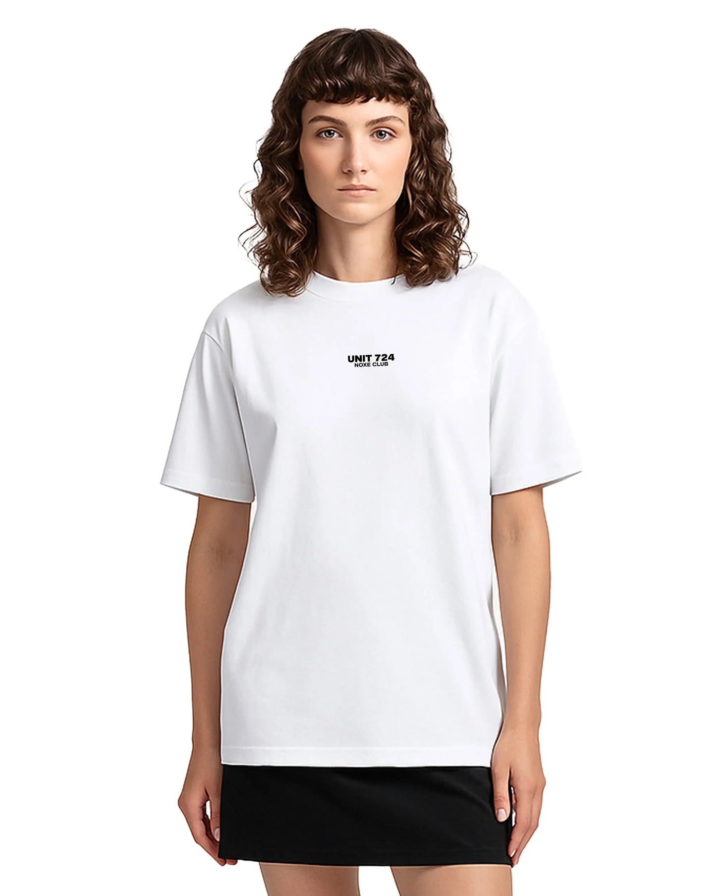 basic t-shirt loose fit beyaz 06-374 mağazam