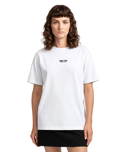 Basic T-Shirt Loose Fit Beyaz 06-374 Mağazam