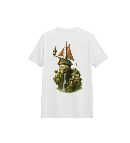 Engine of Elegance Loose Fit Pamuklu Unisex T-Shirt Mağazam