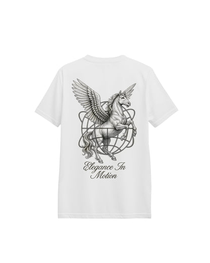 Elegance In Motion Loose Fit Pamuklu Unisex T-Shirt Mağazam