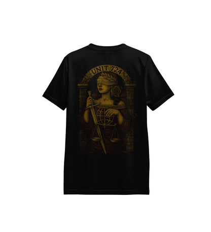 The Spirit of Justice Loose Fit Pamuklu Unisex T-Shirt Mağazam