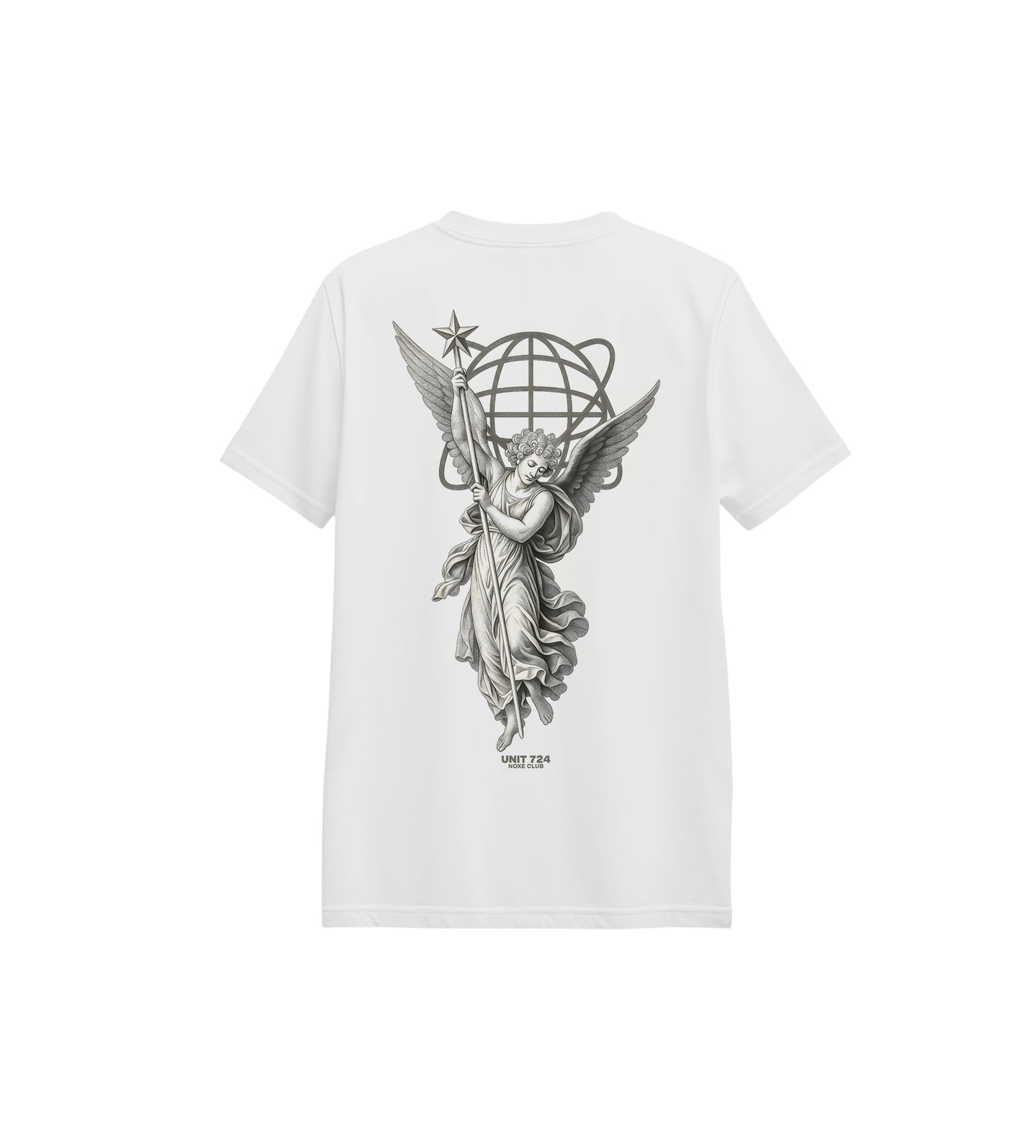 celestial authority loose fit pamuklu unisex t-shirt mağazam