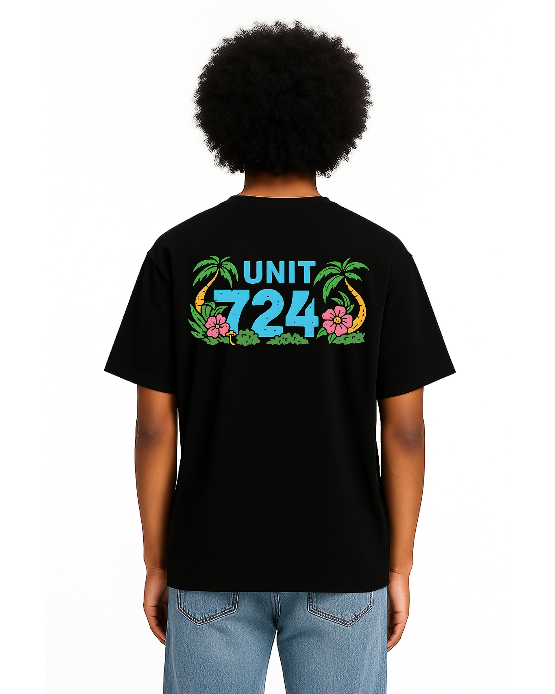 Island State of Mind Loose Fit Pamuklu Unisex T-Shirt Mağazam