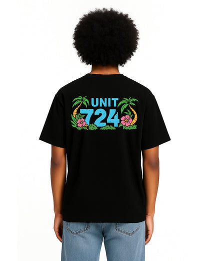 Island State of Mind Loose Fit Pamuklu Unisex T-Shirt Mağazam