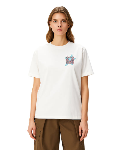 Modern Signature Loose Fit Pamuklu Unisex T-Shirt Mağazam