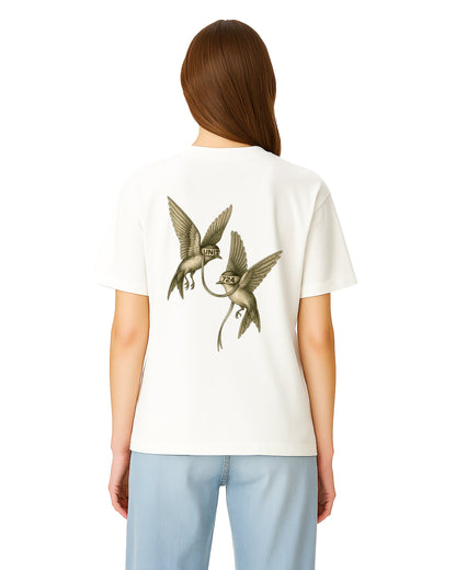 Bound by Grace Loose Fit Pamuklu Unisex T-Shirt Mağazam