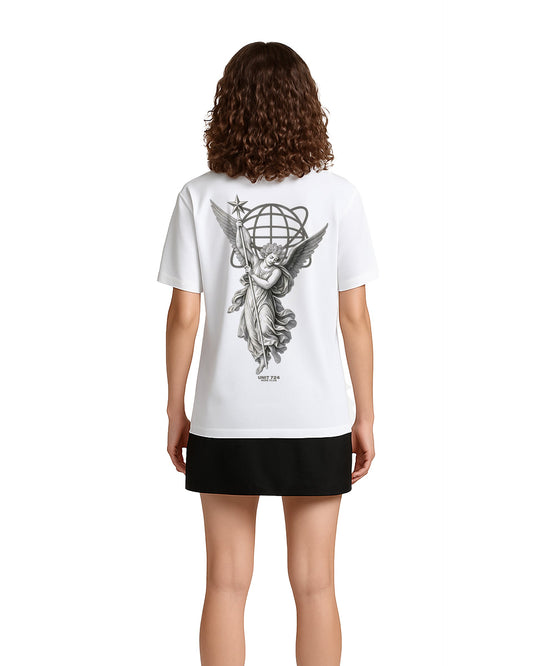 Celestial Authority Loose Fit Pamuklu Unisex T-Shirt Mağazam