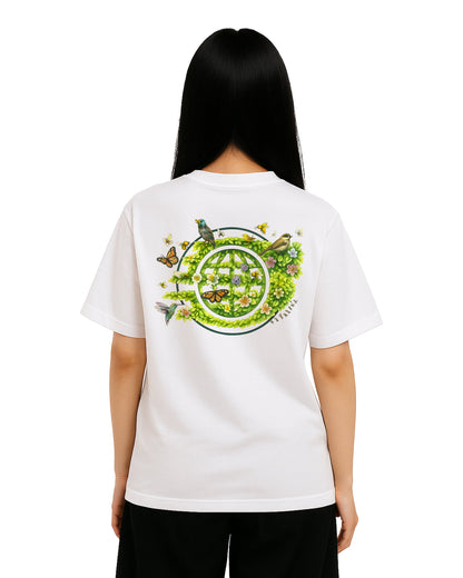 Whispers of Nature Loose Fit Pamuklu Unisex T-Shirt Mağazam