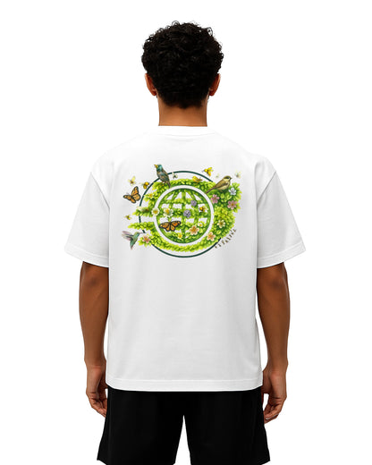Whispers of Nature Loose Fit Pamuklu Unisex T-Shirt Mağazam