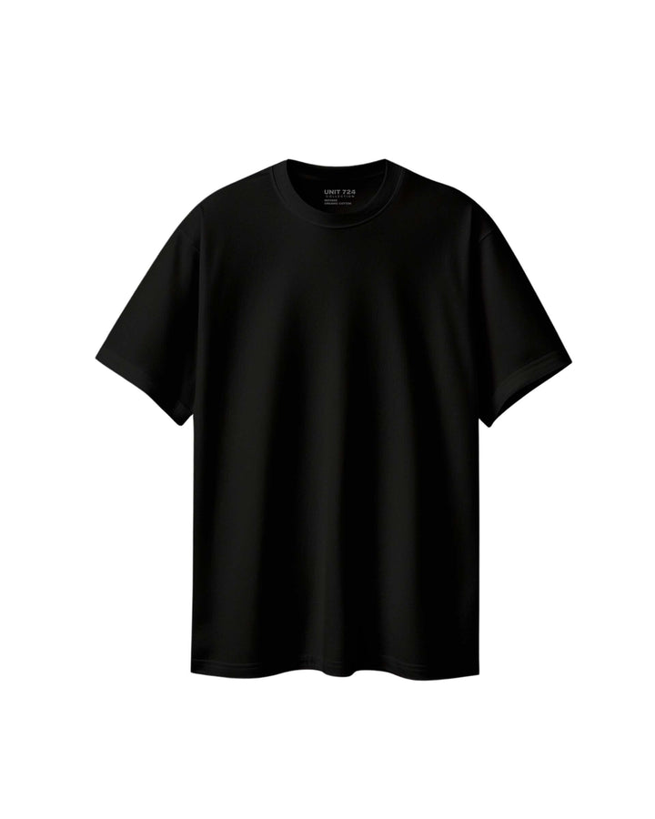 Basic T-Shirt Loose Fit Siyah 06-387 Mağazam