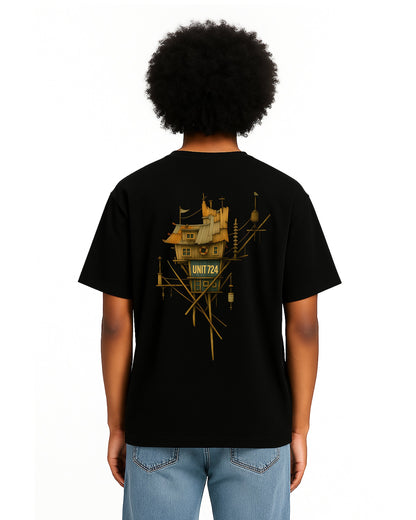 Silent Shelter Loose Fit Pamuklu Unisex T-Shirt Mağazam